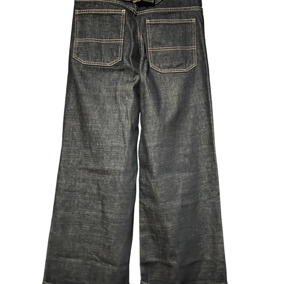 Zara Relaxed Indigo Jeans High Waist Wide Leg Size 4 NWOT - Picture 3 of 17